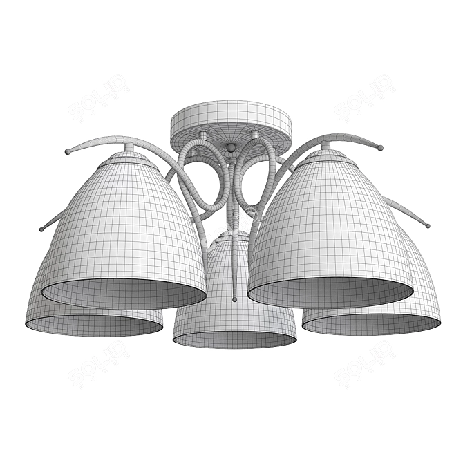 Eurosvet Megan Pendant Light 3D model image 2