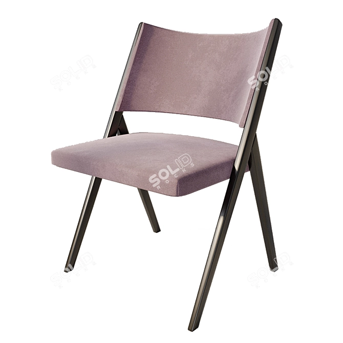 Italian Contemporary Chair: Chair Ipa 3D model image 2