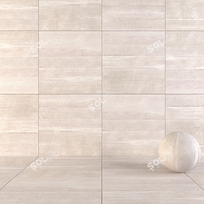 Hangar Ash Multi-Texture Floor 3D model image 1