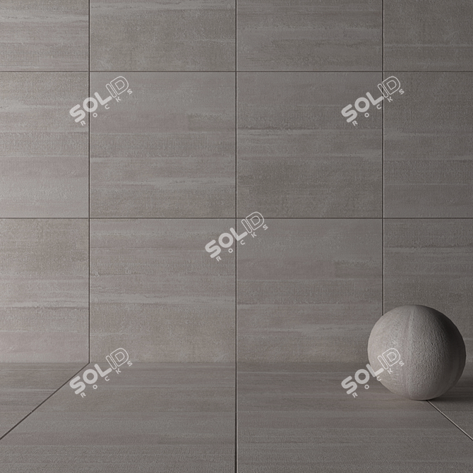 Hangar Ash Multi-Texture Floor 3D model image 3