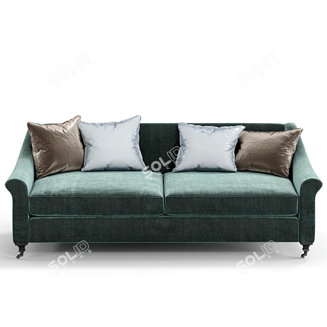 Elegant Harrogate Sofa by James Brindley 3D model image 2