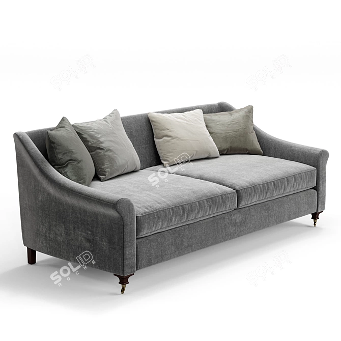 Elegant Harrogate Sofa by James Brindley 3D model image 3