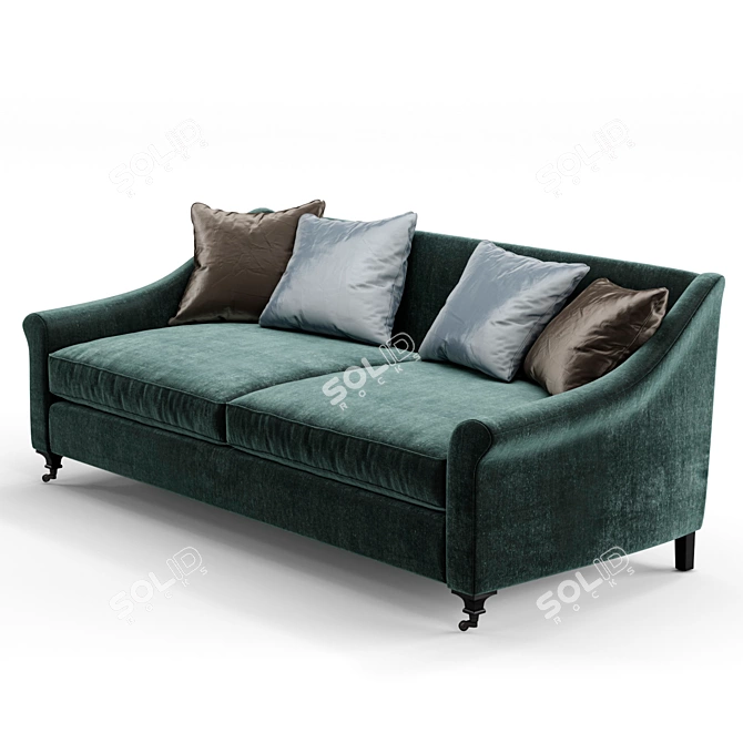 Elegant Harrogate Sofa by James Brindley 3D model image 5