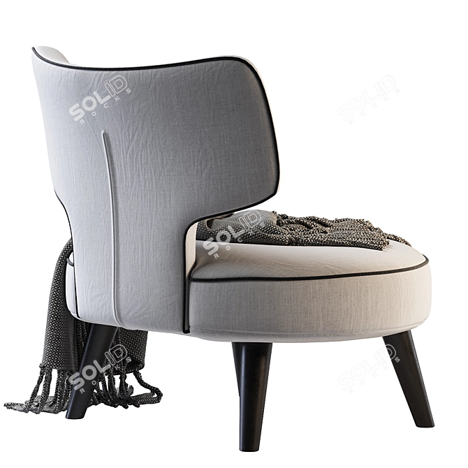 Flexform Drop 20 - Contemporary 3D Sofa 3D model image 2