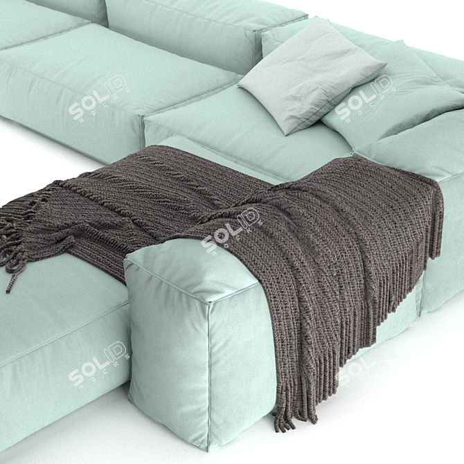 Exquisite ExtraSoft Sofa: Ultimate Comfort & Elegance 3D model image 2
