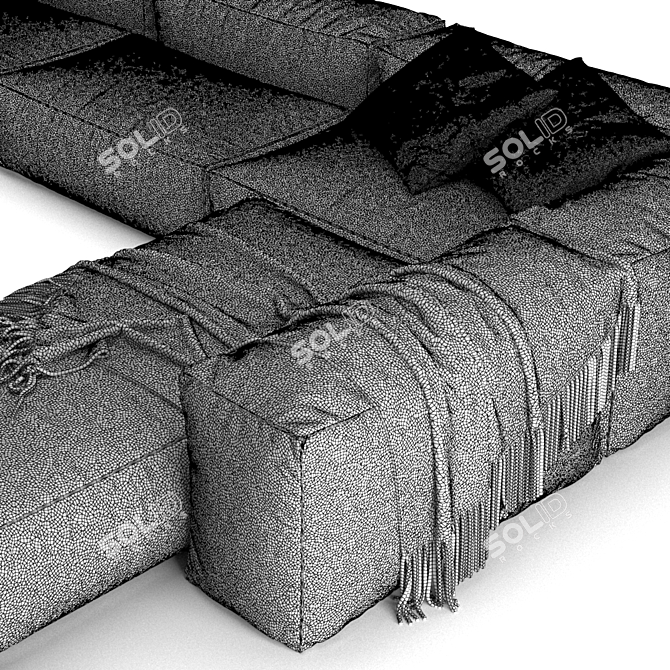 Exquisite ExtraSoft Sofa: Ultimate Comfort & Elegance 3D model image 5