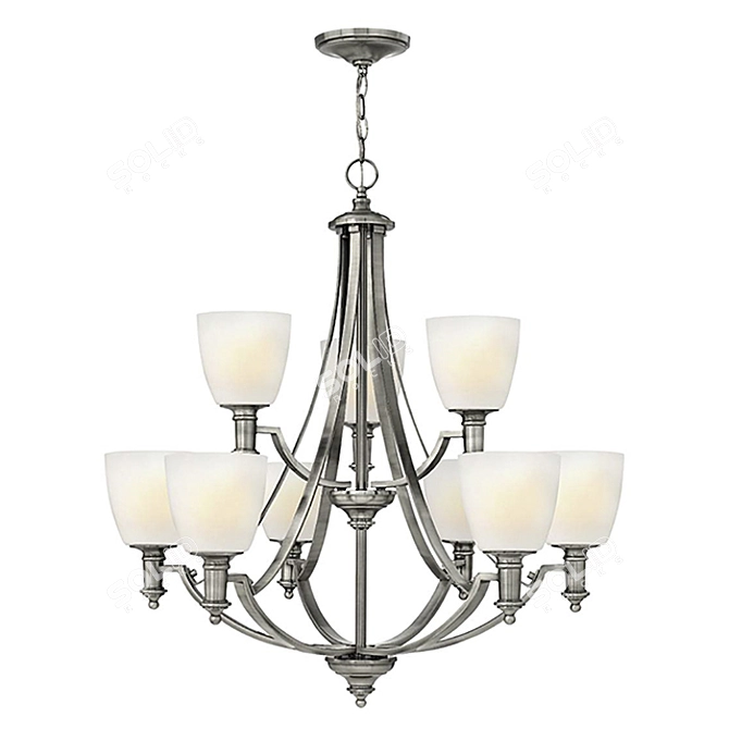 Hinkley Truman Chandelier 3D model image 1