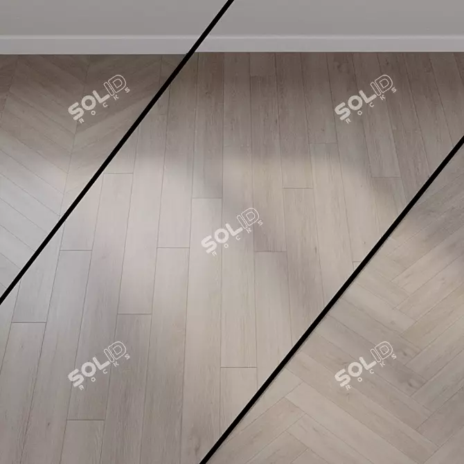 Ter Hurne Oslo Brown Vinyl Flooring 3D model image 1