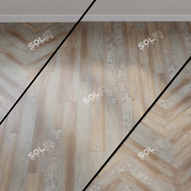 Pinia Valencia Beige Brown Vinyl Flooring 3D model image 1