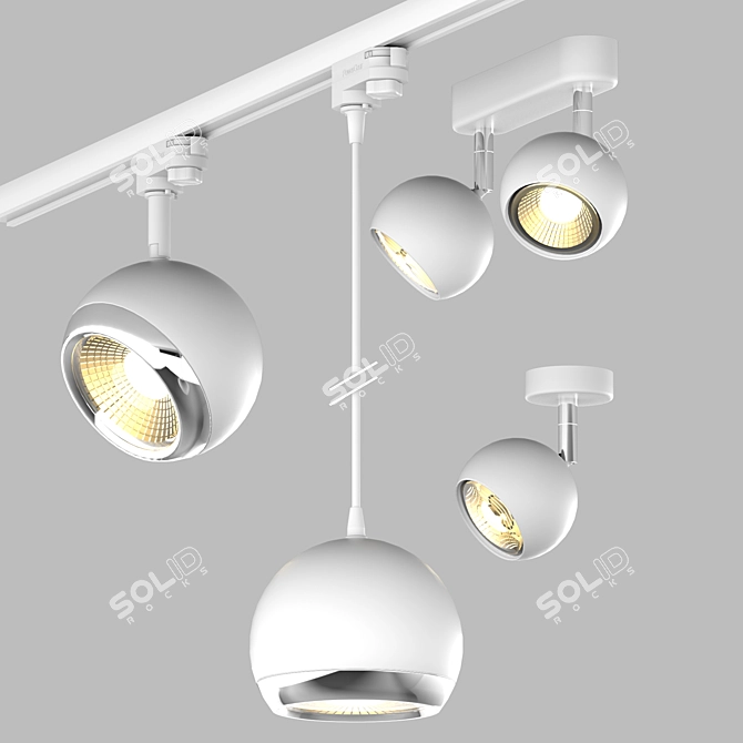 SLV Light Eye: Adjustable Angle Lamps 3D model image 2