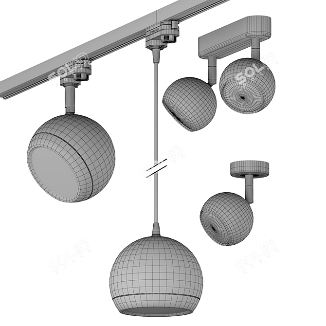 SLV Light Eye: Adjustable Angle Lamps 3D model image 4