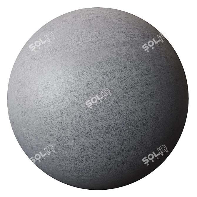 Seamless Decorative Plaster for Cool Grey Interiors 3D model image 2