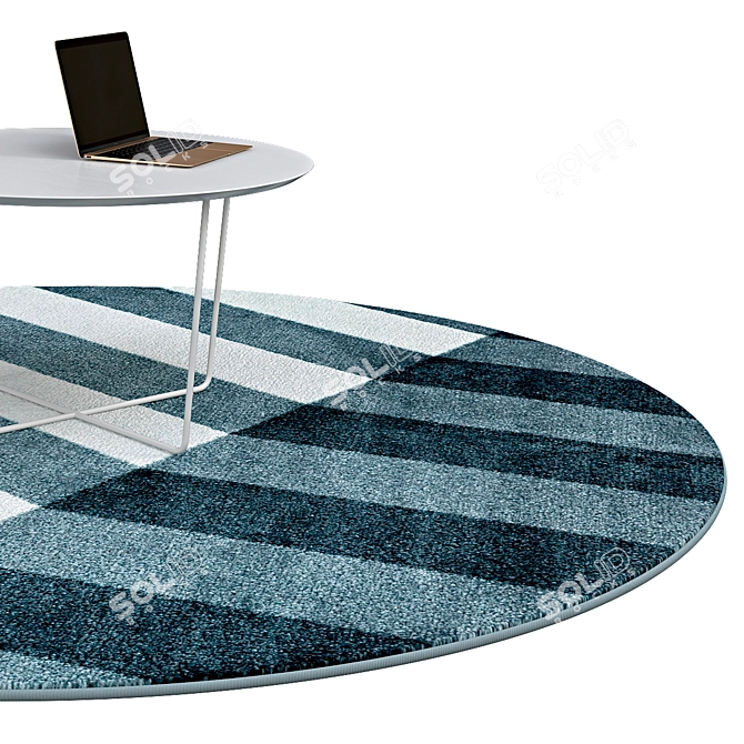 Elegant Circle Rugs | No. 162 3D model image 2