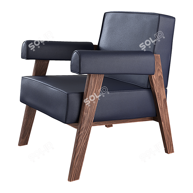 Eichholtz Chair Milo: Modern Designer Seating 3D model image 1