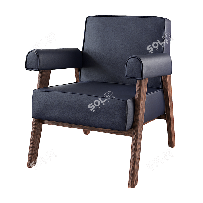 Eichholtz Chair Milo: Modern Designer Seating 3D model image 2