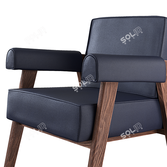 Eichholtz Chair Milo: Modern Designer Seating 3D model image 3