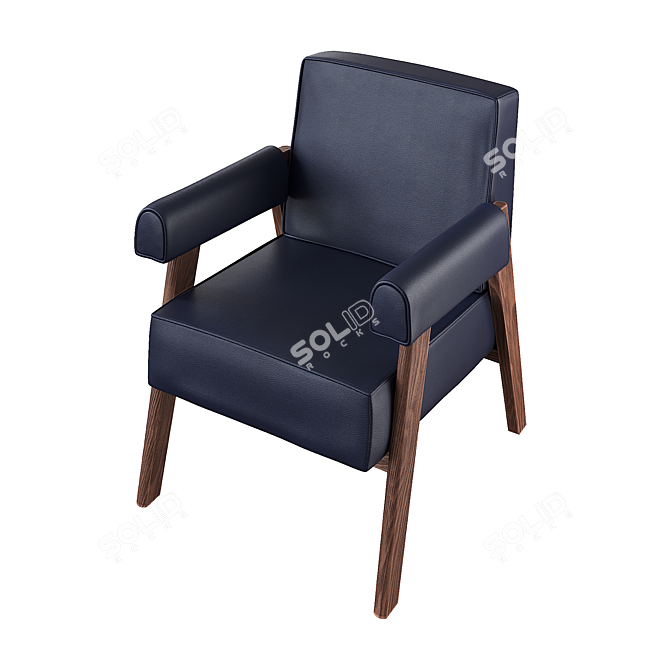 Eichholtz Chair Milo: Modern Designer Seating 3D model image 4