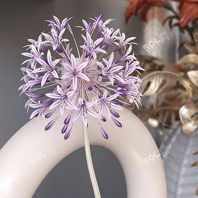 Elegant Decor Set 3D model image 4