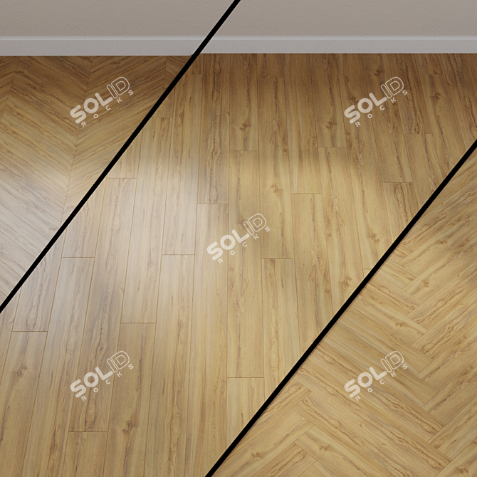 Canyon Oak Biopol Flooring 3D model image 1