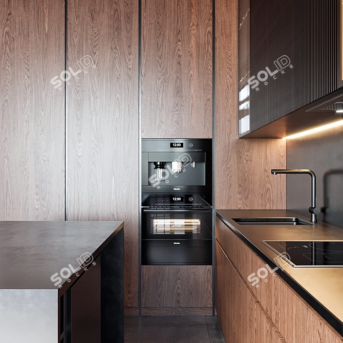 Miele Kitchen 32: Stylish and Spacious 3D model image 3