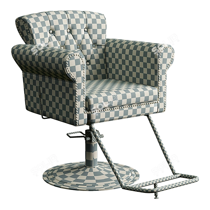 Versatile Cornwall Salon Chair 3D model image 5