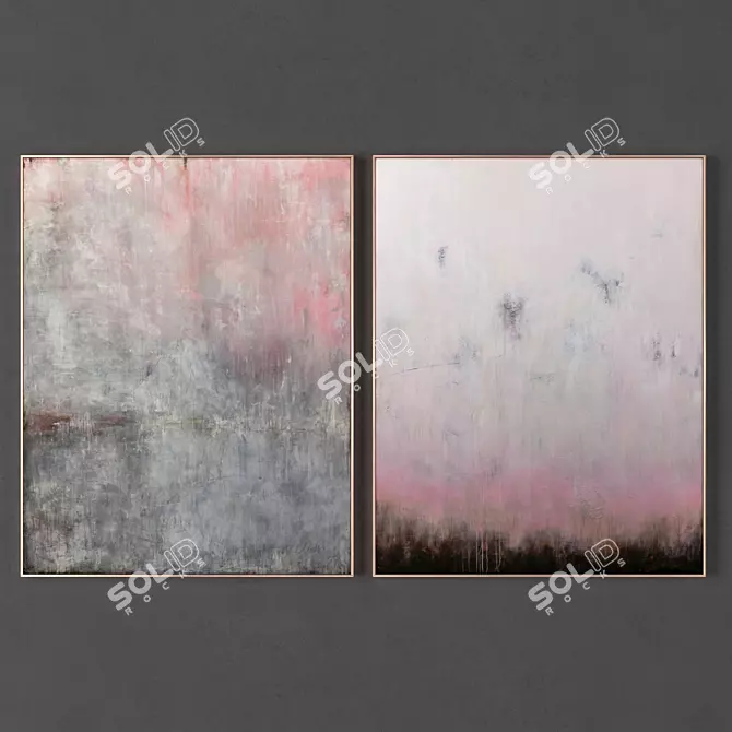 Frame Collection: 1000x790mm Frames + 2400x2400 Textures 3D model image 1