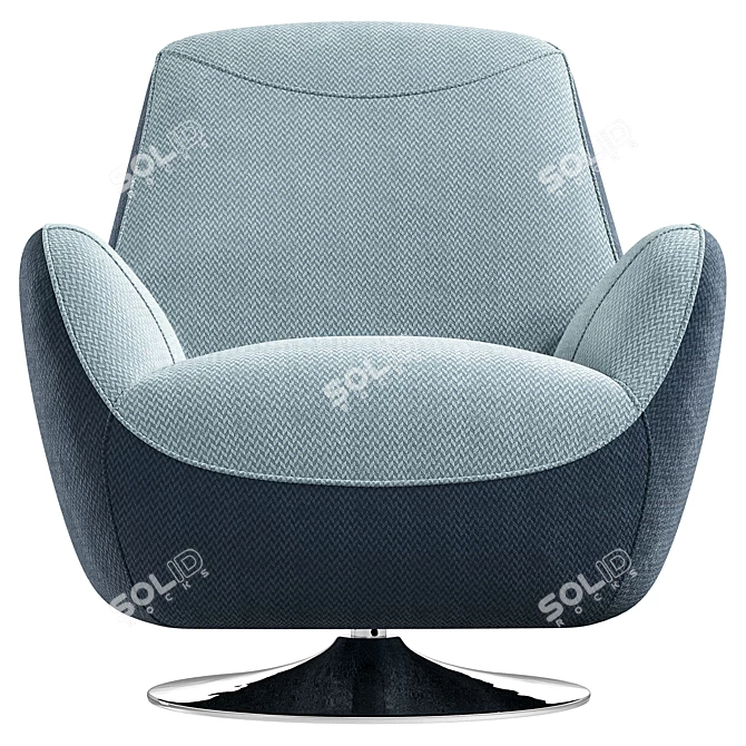 Atlantic Comfort Armchair 3D model image 4