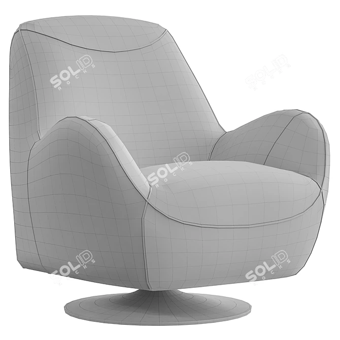 Atlantic Comfort Armchair 3D model image 5