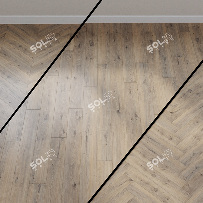 Biofloors WINEO 1000 Oak Mud: Pureline Elegance 3D model image 1