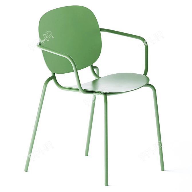 Elegant Si-Si 2 Chair 3D model image 1