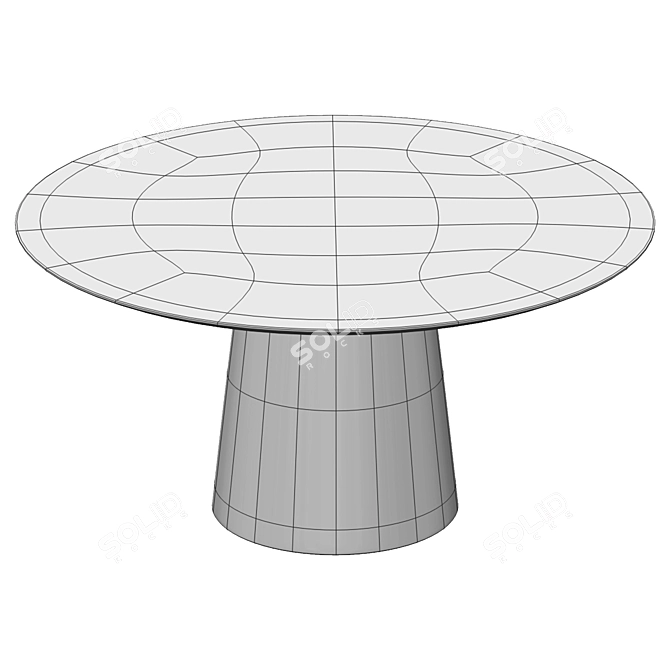 Modern Totem Sovet Table 3D model image 2