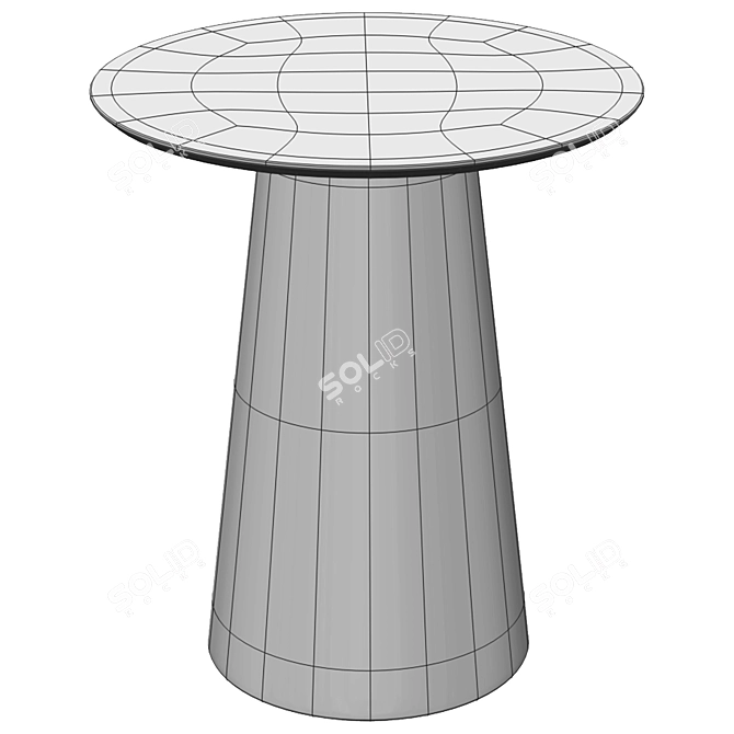 Elegant Totem Coffee Table 3D model image 2