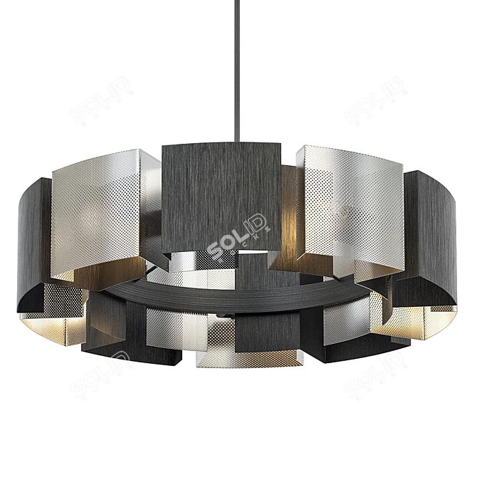 Lomye TTJ-8154 Art Deco 3D model image 1