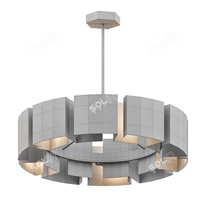 Lomye TTJ-8154 Art Deco 3D model image 3