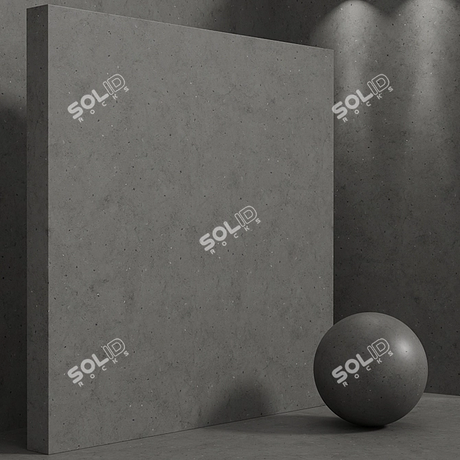 Seamless Concrete Plaster Set 3D model image 2