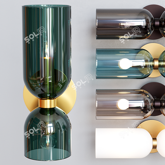 Edie Sconce: Emerald & Smok 3D model image 4