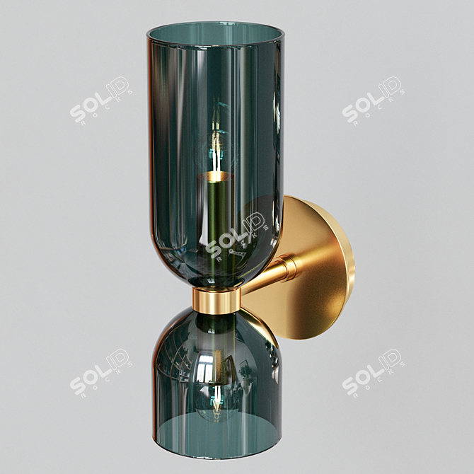 Edie Sconce: Emerald & Smok 3D model image 5