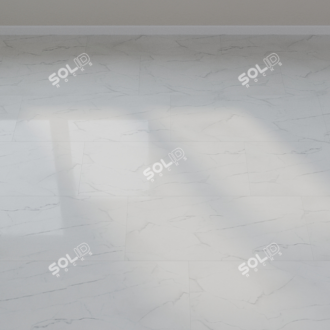 Biopoly WINEO 1500 Stone XL: Elegant Grey Marble 3D model image 3