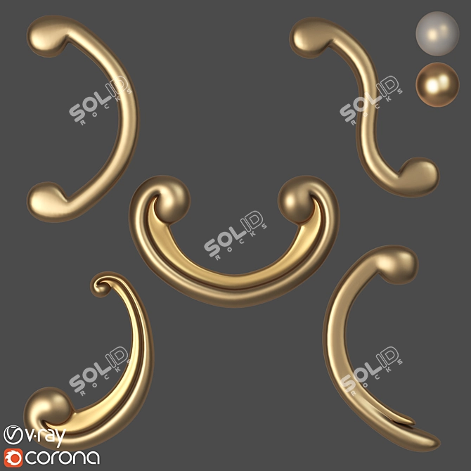 Versatile Scroll 01 - Detailed 3D Model 3D model image 1