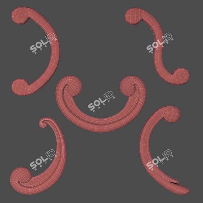 Versatile Scroll 01 - Detailed 3D Model 3D model image 3