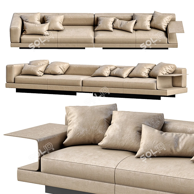 Modern Luxury Sofa: Konnery by Minotti 3D model image 4