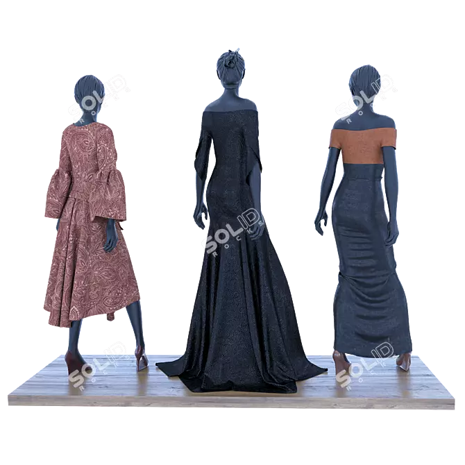 Vintage Cloth Store No. 4 3D model image 2