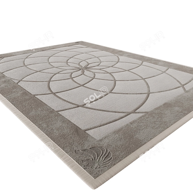 Elegant Titus Carpet: Vision Collection 3D model image 3