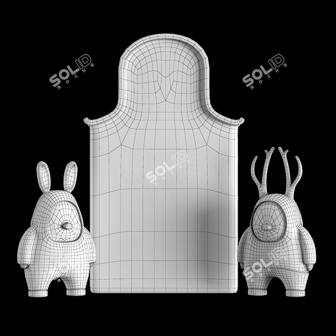 Clay Play: Decorative Room Toys 3D model image 4
