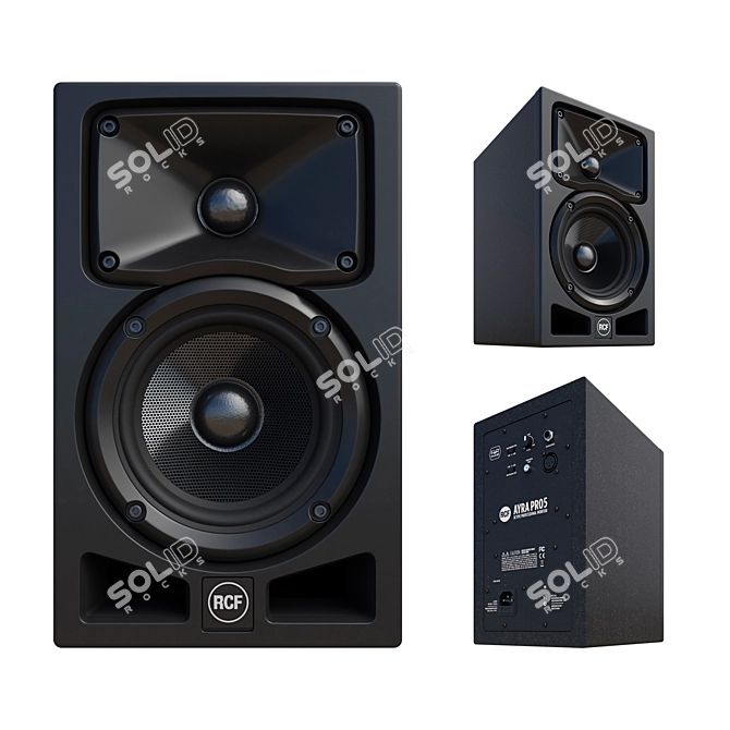 AYRA PRO5: Professional Studio Monitor with Clear Sound 3D model image 1