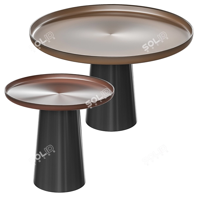 Rise & Brew: Decastelli Coffee Table 3D model image 1