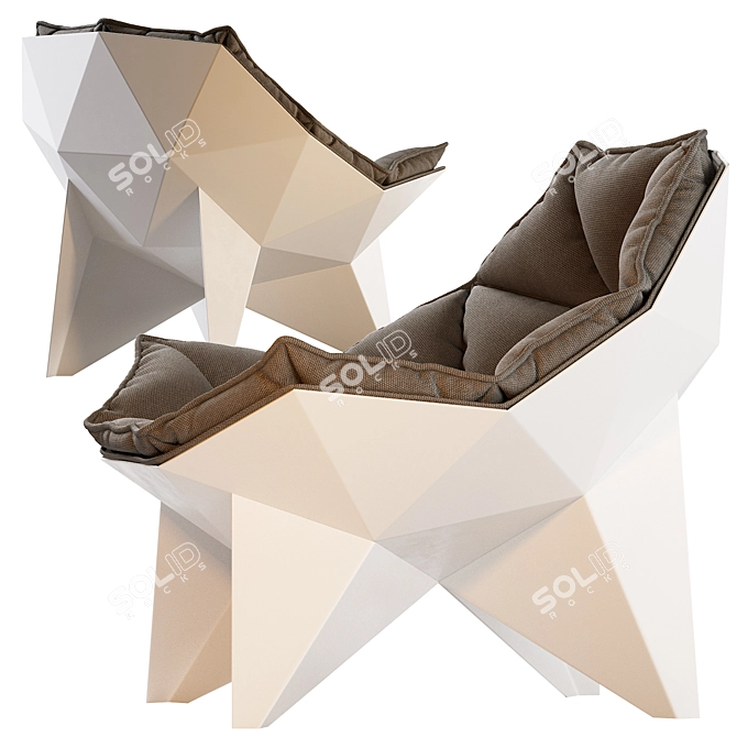 Modern Q1 Chair by ODESD2 3D model image 2