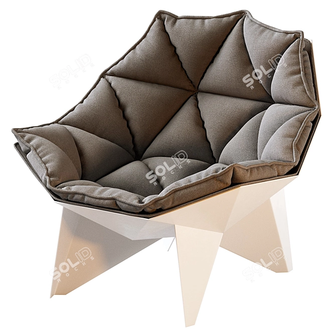 Modern Q1 Chair by ODESD2 3D model image 5