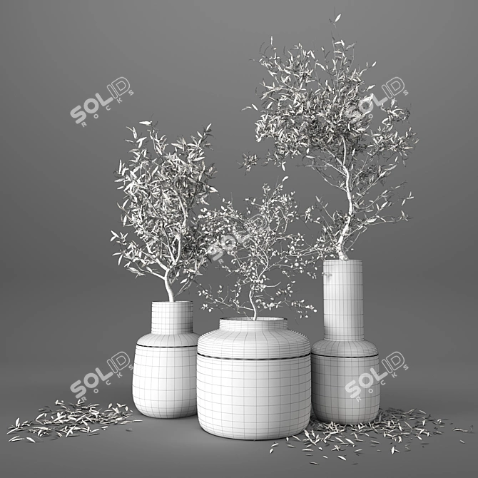 Indoor Plant Collection: 3D Model 3D model image 3