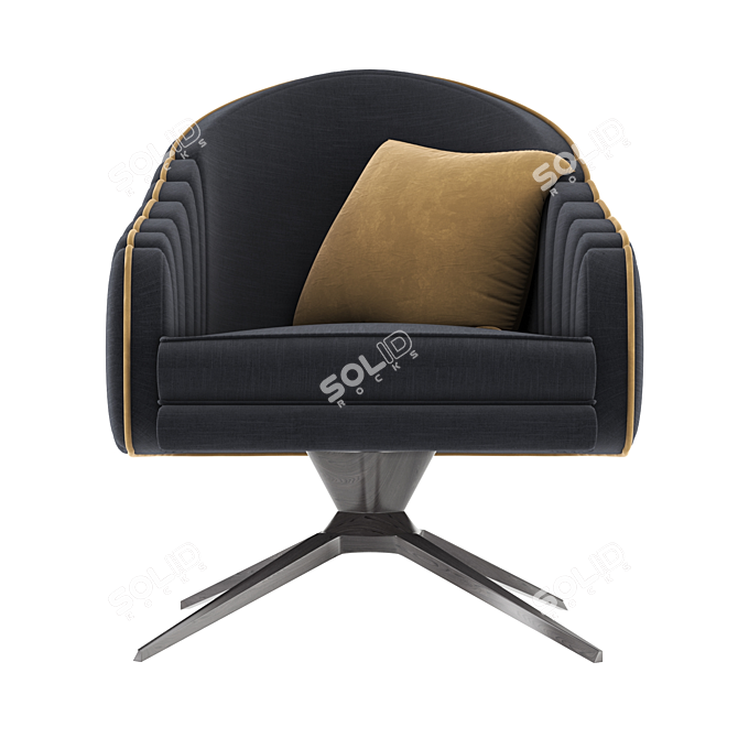 Modern Ergonomic Chair 3D model image 2